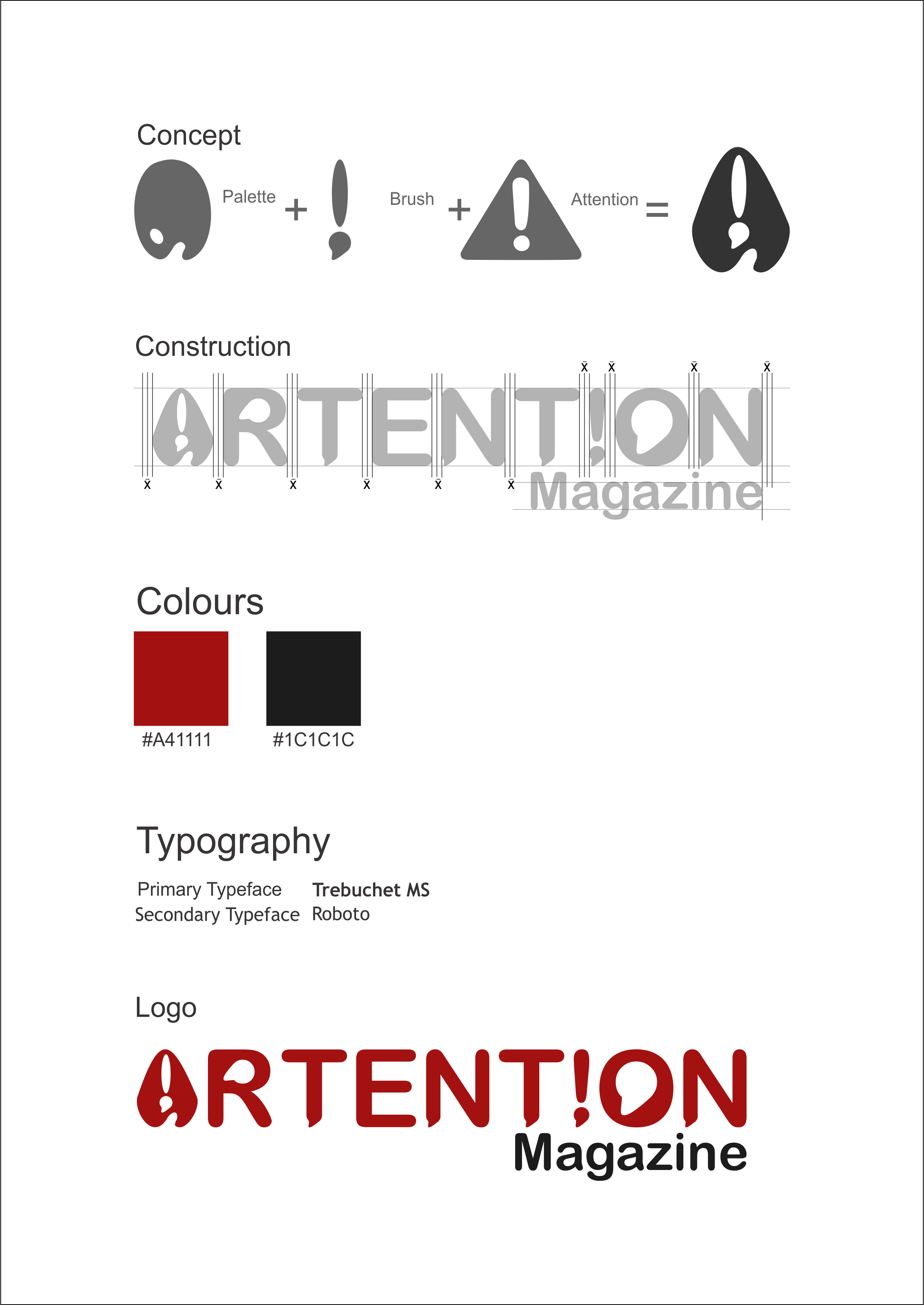 Artention Magazine Brand Guide