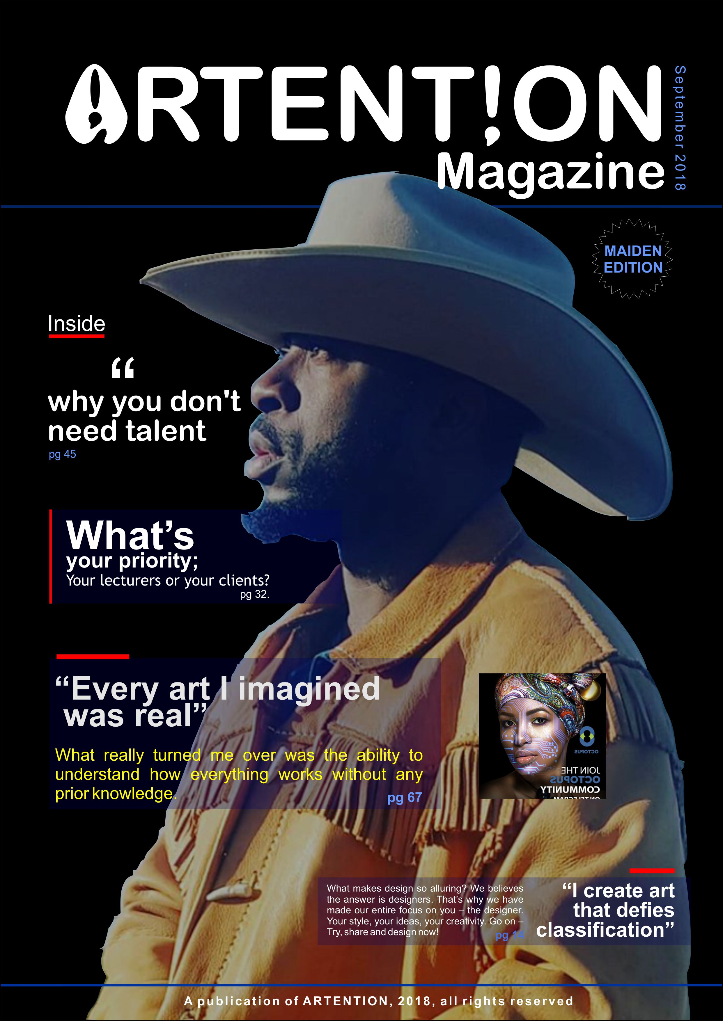 Artention Magazine Cover